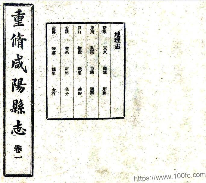 陕西省重修咸阳县志(民国版)刘安国修 吴廷锡 冯光裕纂PFD电子版地方志下载-中国县志网