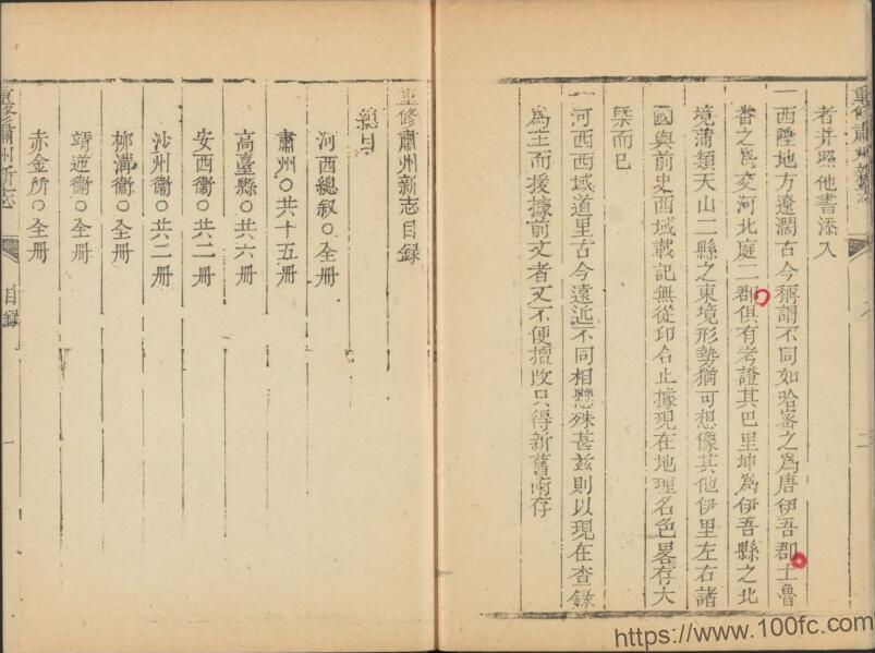 甘肃省酒泉市《乾隆2年重修肃州新志》30卷 清黄文炜纂PDF电子版地方志下载-中国县志网